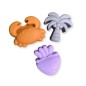 Set de plage multicolore abstract Set de plage multicolore abstract