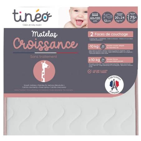Matelas Croissance 60x120cm