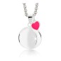 Bola de grossesse avec pendentif cœur Fushia Bola de grossesse avec pendentif cœur Fushia
