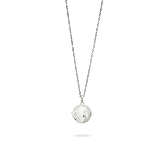 Bola de Grossesse Avec Pendentif Pieds Blanc