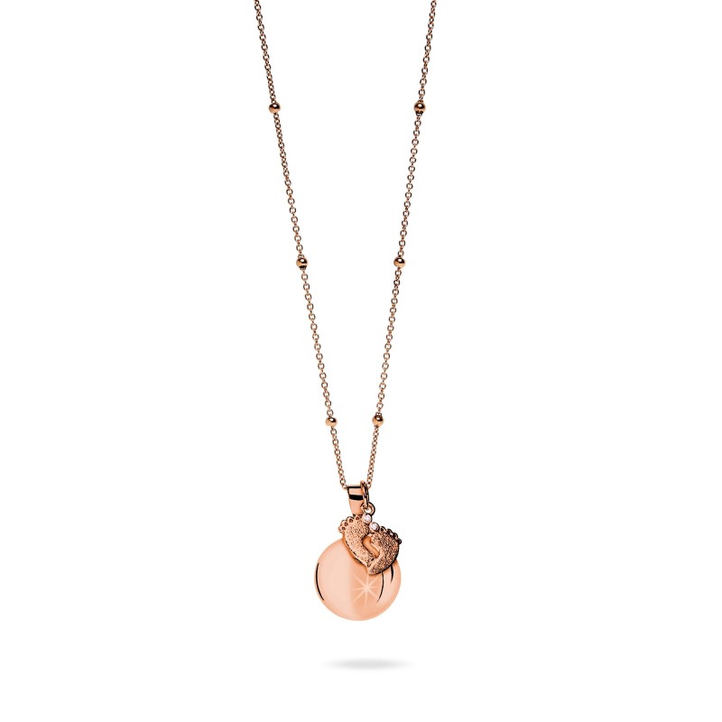 Bola de Grossesse Or Rose Avec Pendentif Pieds Bola de Grossesse Or Rose Avec Pendentif Pieds