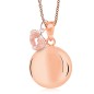 Bola de Grossesse Or Rose Avec Pendentif Pieds Bola de Grossesse Or Rose Avec Pendentif Pieds