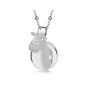 Bola de Grossesse Avec Pendentif Tétine Cristal Argenté Bola de Grossesse Avec Pendentif Tétine Cristal Argenté