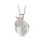 Bola de Grossesse Avec Pendentif Tétine Cristal Rose Bola de Grossesse Avec Pendentif Tétine Cristal Rose
