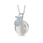 Bola de Grossesse Avec Pendentif Tétine Cristal Bleu Bola de Grossesse Avec Pendentif Tétine Cristal Bleu