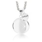 Bola de Grossesse Avec Pendentif Cœur Argenté Bola de Grossesse Avec Pendentif Cœur Argenté