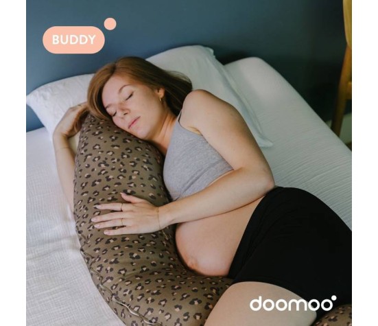 Coussin De Maternite Buddy Leopard Bronze
