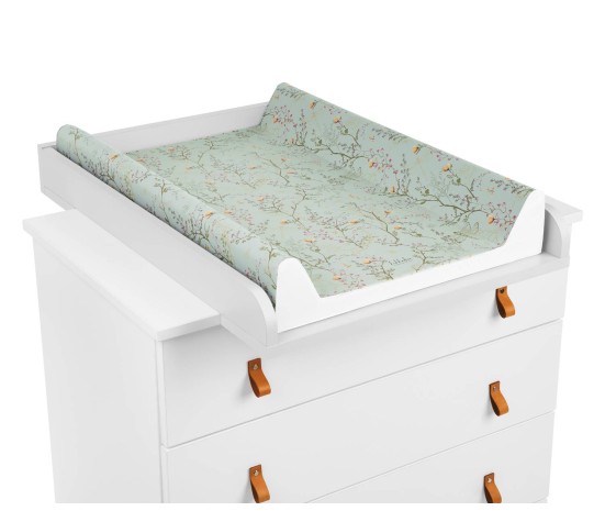 Matelas A Langer En Pvc Rigide 50X80Cm Secret Garden Vert
