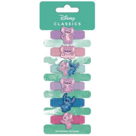 Lot De 6 Elastiques Stitch