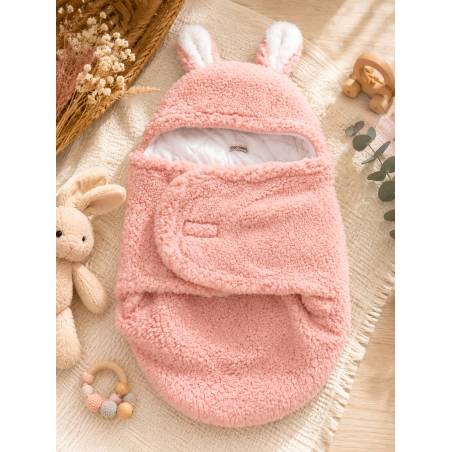 Nid d'ange Ourson Rose
