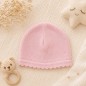 Bonnet Nouveau Né Rose