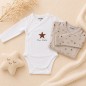 Lot 2 Bodys Ml 0-6M Etoiles