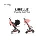Poussette Libelle Blk Candy Pink Light Poussette Libelle Blk Candy Pink Light