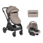 Poussette 3En1 Transf Seat Eloe Dark Beige Poussette 3En1 Transf Seat Eloe Dark Beige