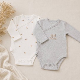 Lot De 2 Body Mini Nous 1 Mois