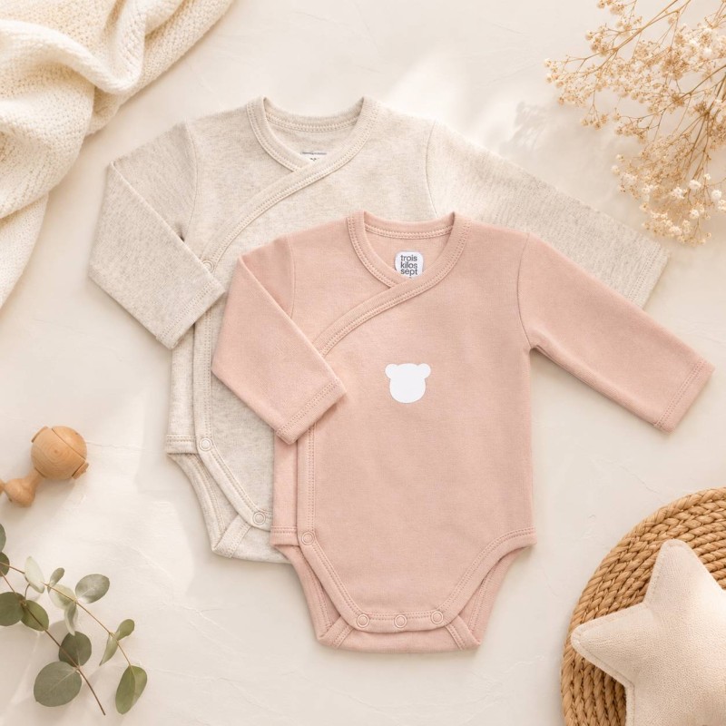 Lot de 2 bodies ourson 1M Lot de 2 bodies ourson 1M