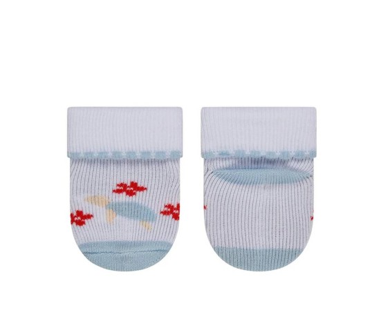Chaussette Nouveau Ne 3P Tortue Weib