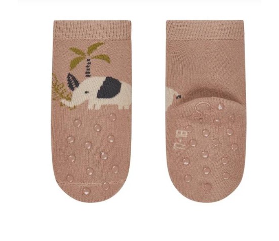 Chaussette 4 Pattes 2 Elephant-Taupe Taille 21/22