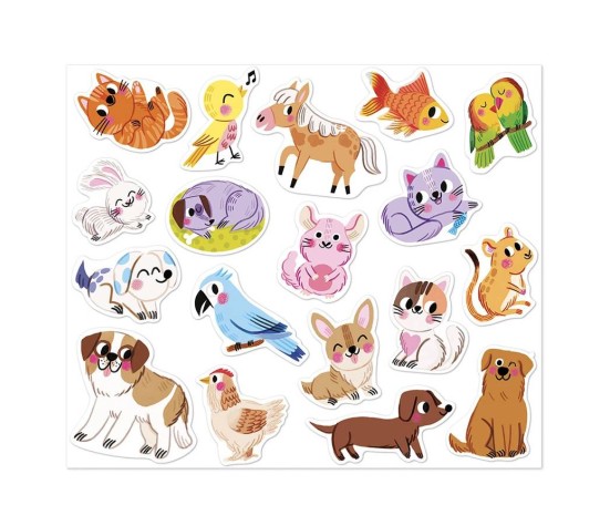 100 Stickers Animaux De Compagnie