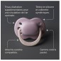Lot De Sucette En Silicone 0-2M Fille Lot De Sucette En Silicone 0-2M Fille