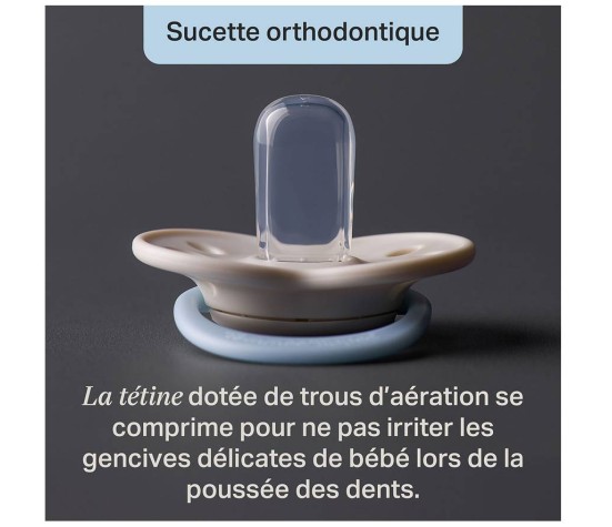 Lot De Sucette En Silicone 0-2M Garcon