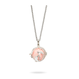 Bola De Grossesse Avec Pendentif Pieds Rose