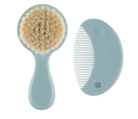 Set peigne et brosse bébé KikkaBoo Sleepy Sheeps