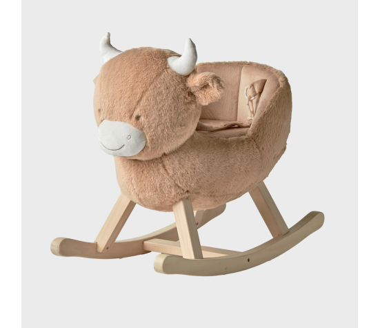 Bascule Fluffy Cow Noukie’s – Vache beige