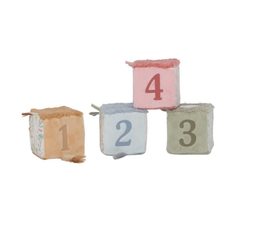 Lot De 4 Cubes Doux Safari Friends