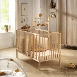 Lit Basic 120X60 Hêtre Vernis Naturel - Le coin des petits