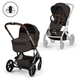 Poussette Cybex Balios S Lux avec Nacelle Pliable dès la naissance