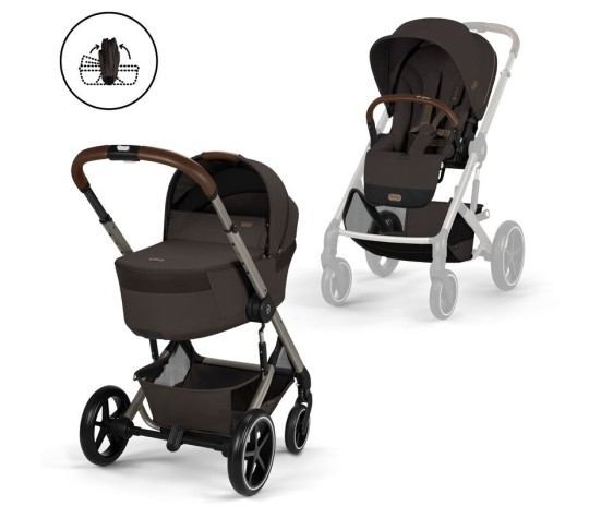 Poussette Cybex Balios S Lux avec Nacelle Pliable dès la naissance