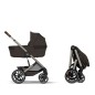 Poussette Duo Balios S lux avec Nacelle Pliable Chocolat Brown Poussette Duo Balios S lux avec Nacelle Pliable Chocolat Brown