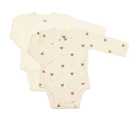 Lot de 2 bodies bébé Ours – Trois Kilos Sept