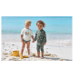 T-Shirt Anti Uv Manches Courtes Camper Ecru 3-6M T-Shirt Anti Uv Manches Courtes Camper Ecru 3-6M