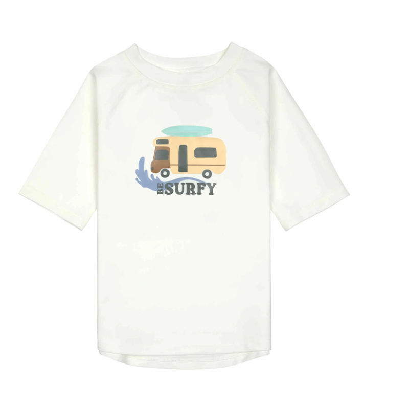 T-Shirt Anti Uv Manches Courtes Camper Ecru 13-18M T-Shirt Anti Uv Manches Courtes Camper Ecru 13-18M