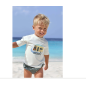 T-Shirt Anti Uv Manches Courtes Camper Ecru 13-18M T-Shirt Anti Uv Manches Courtes Camper Ecru 13-18M