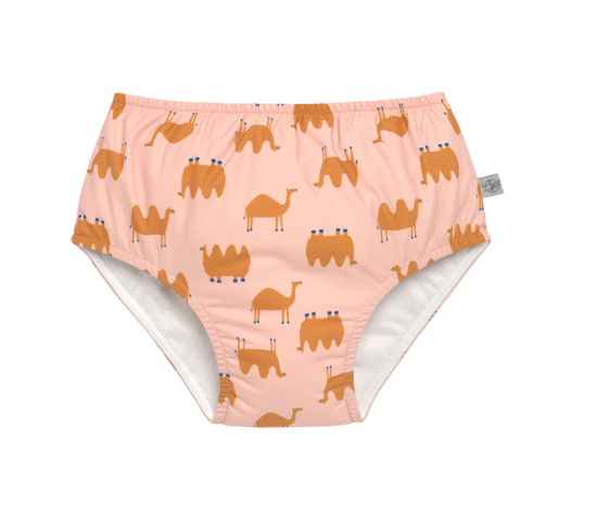 Maillot de bain couche bébé Camel Pink – LÄSSIG