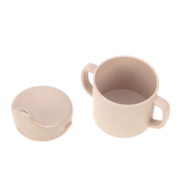 Tasse D apprentissage Uni Rose Poudre