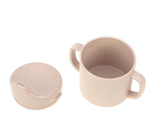 Tasse D apprentissage Uni Rose Poudre
