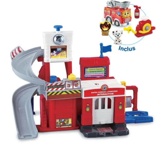 Super Caserne de Pompiers Tut Tut Bolides VTech – 2-6 ans