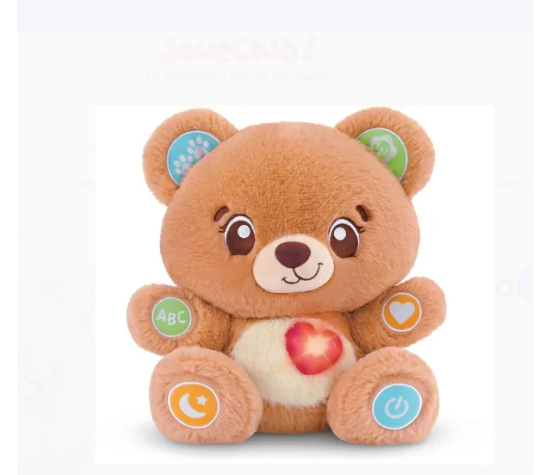 Bonbon Mon Ourson à Personnaliser VTech – 1 à 5 ans