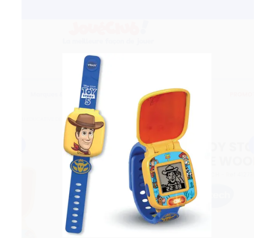 Toy Story 5 Montre-jeu Éducative Woody VTech – 3 à 8 ans