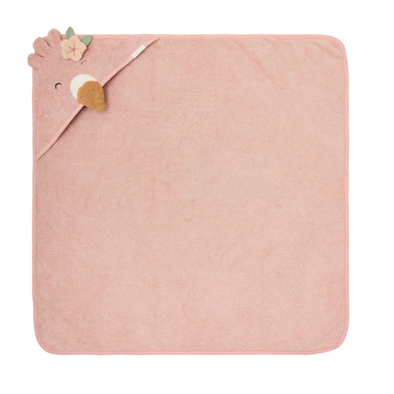 Cape De Bain Flamant Rose - 75X75 Cm Cape De Bain Flamant Rose - 75X75 Cm