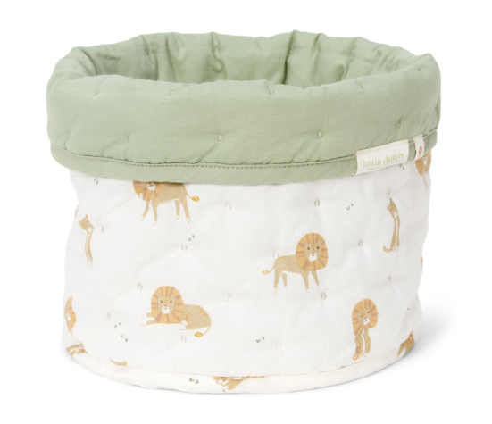 Panier de rangement Lion vert Little Dutch