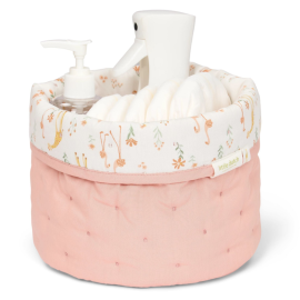 Panier de rangement Girafe rose Little Dutch