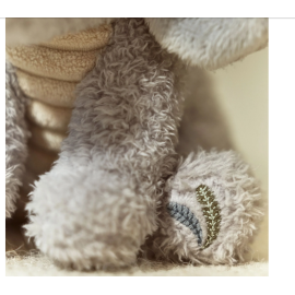 Peluche Éléphant bébé Little Dutch