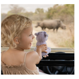 Peluche Hippopotame 17 cm Safari Friends Little Dutch