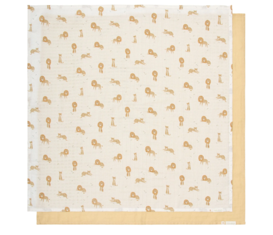 Set 2 Langes - Safari Leo - 70X70 Cm