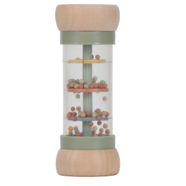 Hochet de pluie en bois- Safari Friends